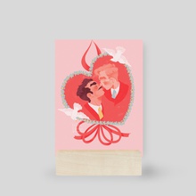 Valentine's day - Mini Print by lea charbonnier
