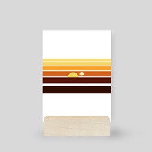 Tatooine - Mini Print by Ladarius Claudio
