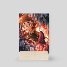 Gnomes and elves - Mini Print by Jelke van Antwerpen