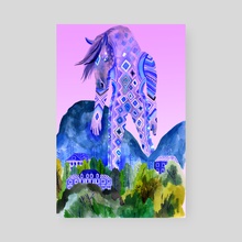 Colossus Horse - Poster by Lisa Hanawalt