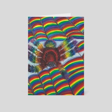 Rainbow Spider - Card pack by Jennifer Wortham