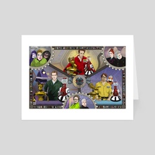 MST3K 30th anniversary tribute - Art Card by Bill Mudron