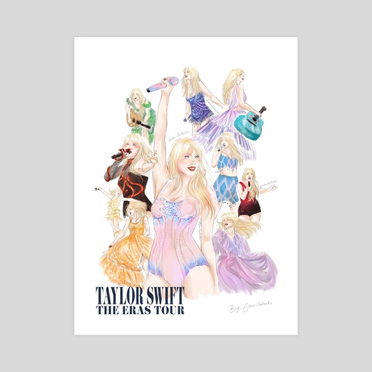 Taylor Swift's The Eras Tour by Ash Erasillustrator