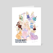 Taylor Swift's The Eras Tour - Art Card by Ash Erasillustrator