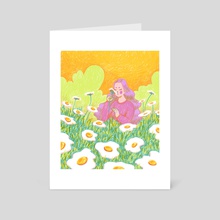 Sunny Side Up - Art Card by Salvia 