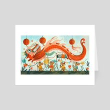 Year of the Dragon - Art Card by Meneka Repka