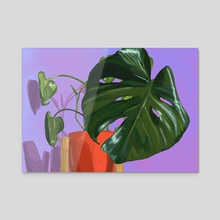 Monstera II  - Acrylic by Skylar Blu