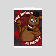 Freddy Fazbear (1) - Card pack by Catherine Lucchi