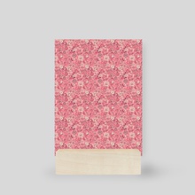 Vintage pink floral patternGraphic  - Mini Print by lizangie cruz