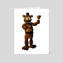 Freddy Fazbear (2) - Art Card by Catherine Lucchi