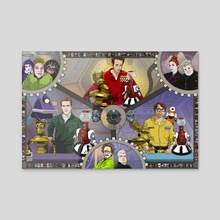 MST3K 30th anniversary tribute - Acrylic by Bill Mudron