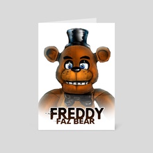 Freddy Faz Bear FNAF - Card pack by Catherine Lucchi