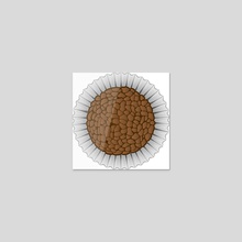 Illustration of sweet Brazilian Brigadier food. Ideal for informational culinary and institutional C (1) - Sticker by Stormy Withers
