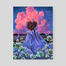 Flower field - Poster by Jane Koluga